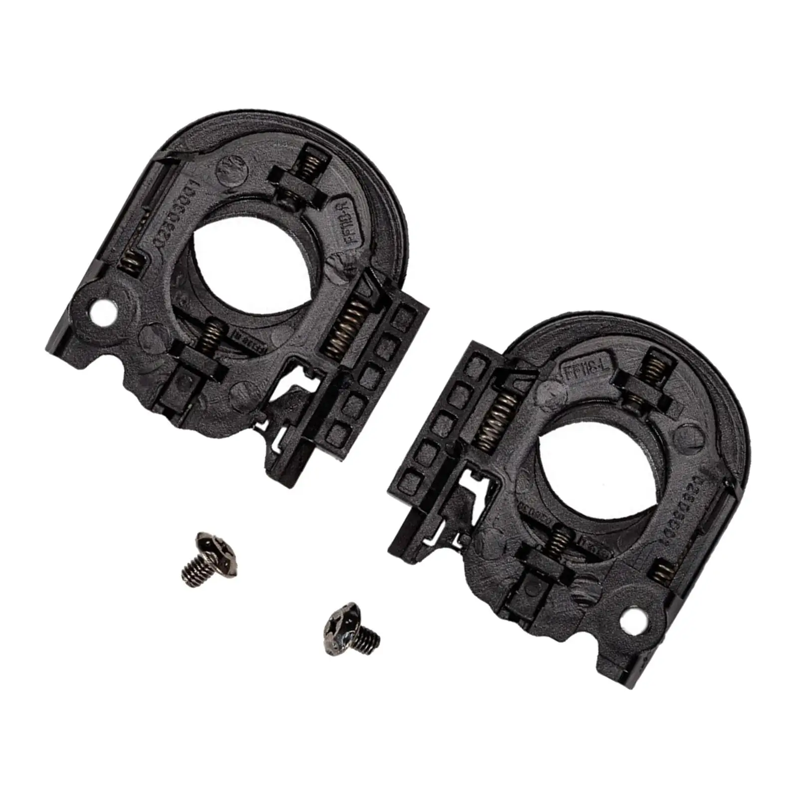 

2x Helmet Guard Bases with Screws, Easy Installation, Durable, Replacement
