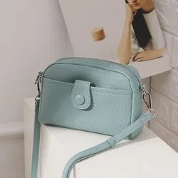 Fashion Brands Shoulder Bags For Women Simple PU Leather Crossbody Bag Shopping Phone Purse Female Messenger Handbag Pouch