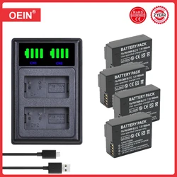 4Pcs 1800mAh DMW-BLC12 BLC12E Battery for Panasonic FZ1000, FZ200, FZ300, G5, G6, G7,GH2,DMC-GX8
