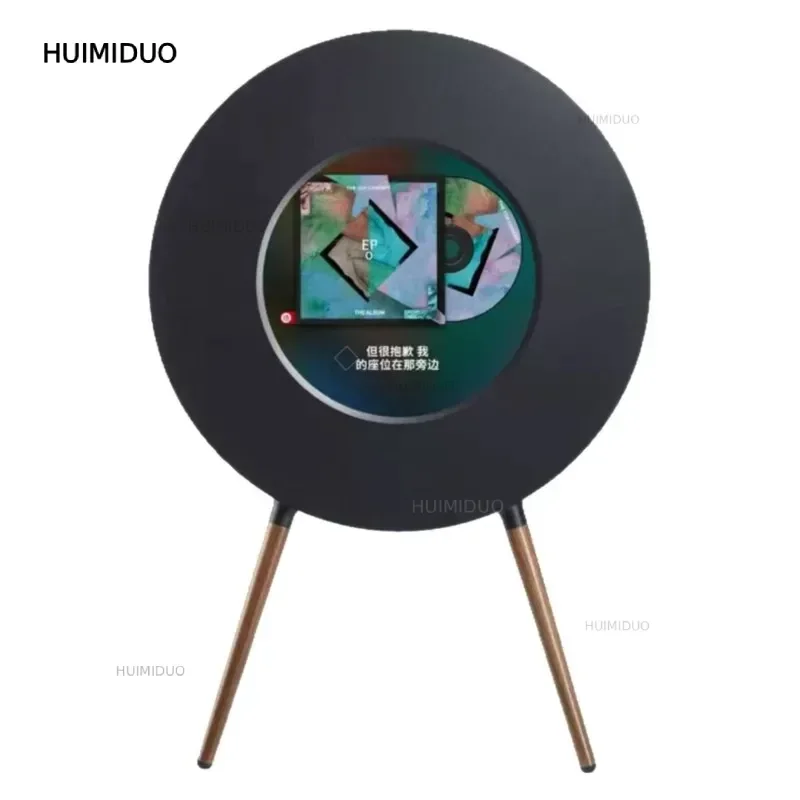 R1 record lyrics speaker vinyl floating subtitles bluetooth stereo home living room stereo denmark