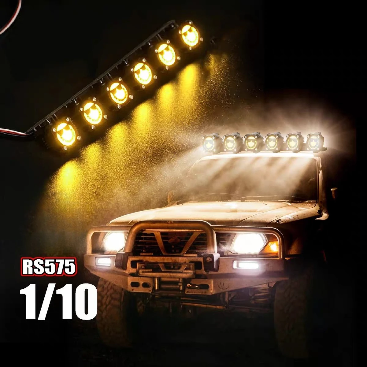 1:10 1:8 Universal Crawler Car Lights Remote Control Car Smiley & Ghost Face CH3 Controlled Dome Lights Toy Car Decorations