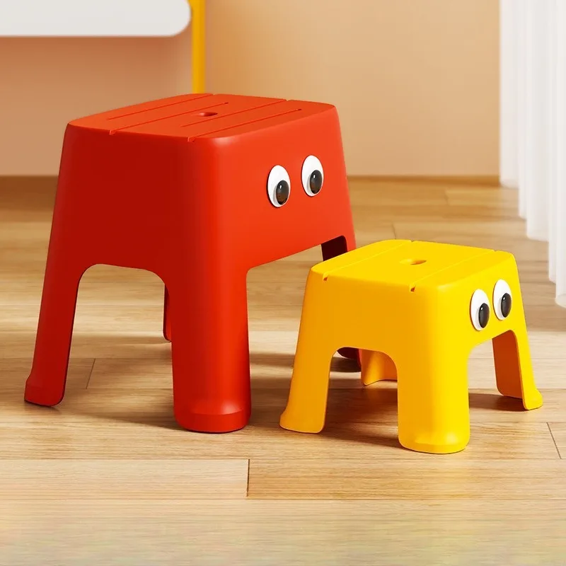 Hand Washing Step Footstool Cartoon Plastic Low Stools Дизайнерская Мебель Muebles Multifuncionales