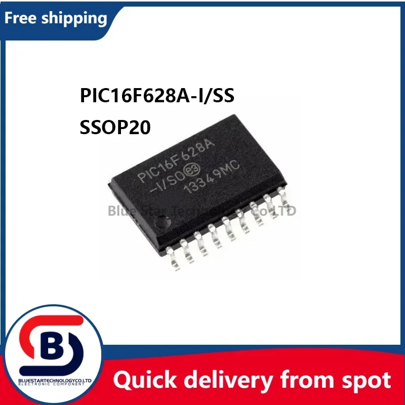 

Бесплатная доставка 10-50 шт./лот PIC16F628A-I/SS PIC16F628A PIC16F628 16F628A 16F628 SSOP20 Быстрая доставка со места