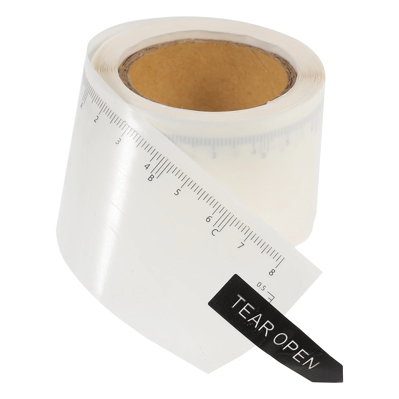 Adhesive Eyebrow Ruler Stencil Disposable Eyebrow Measurer White Safe Skin Friendly Easy to Use Makeup Accessory