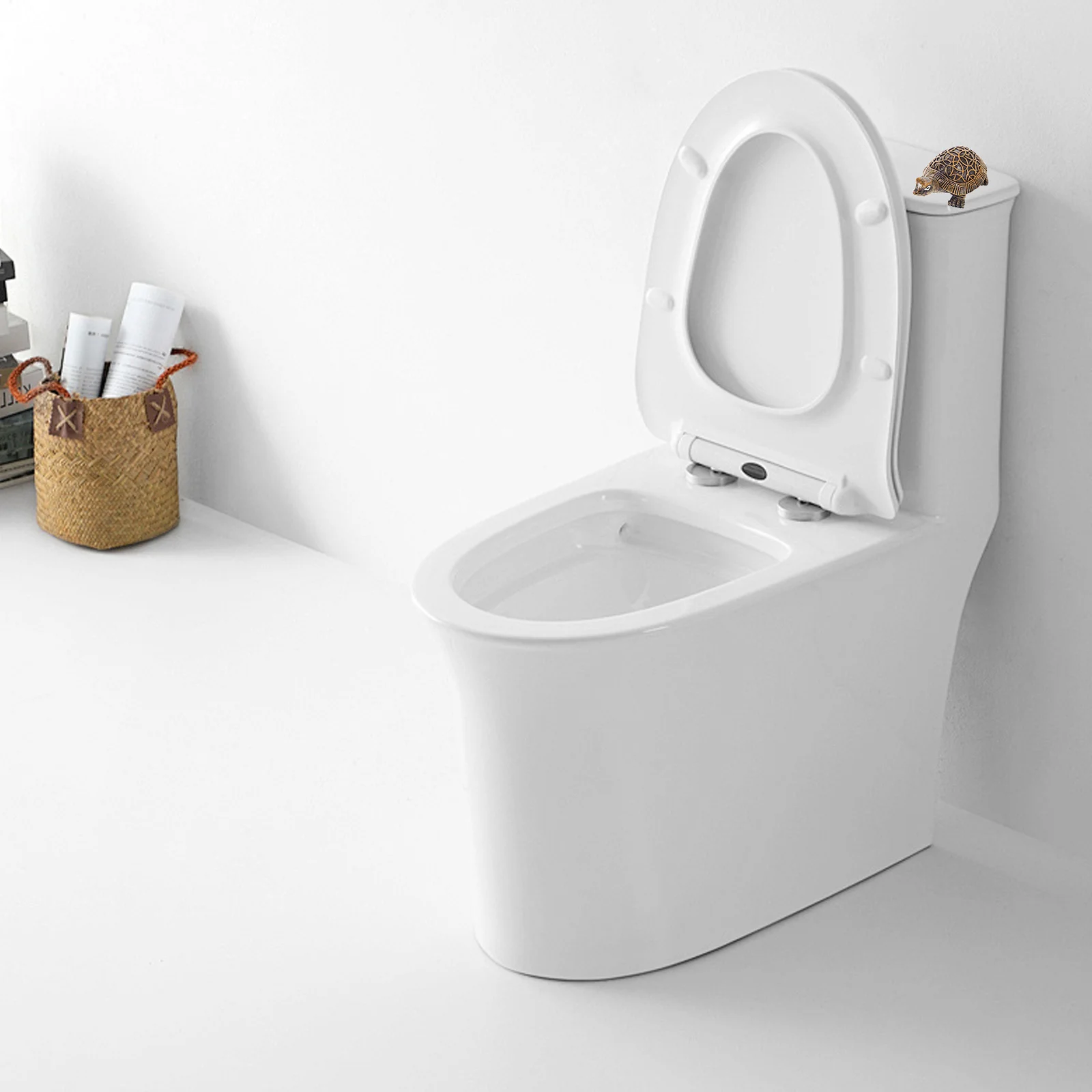 

2Pcs Toilet Tank Screw Ceramic Covers Animal Style Replacement Parts for Bath Set Accessories Toilet Tank Screw