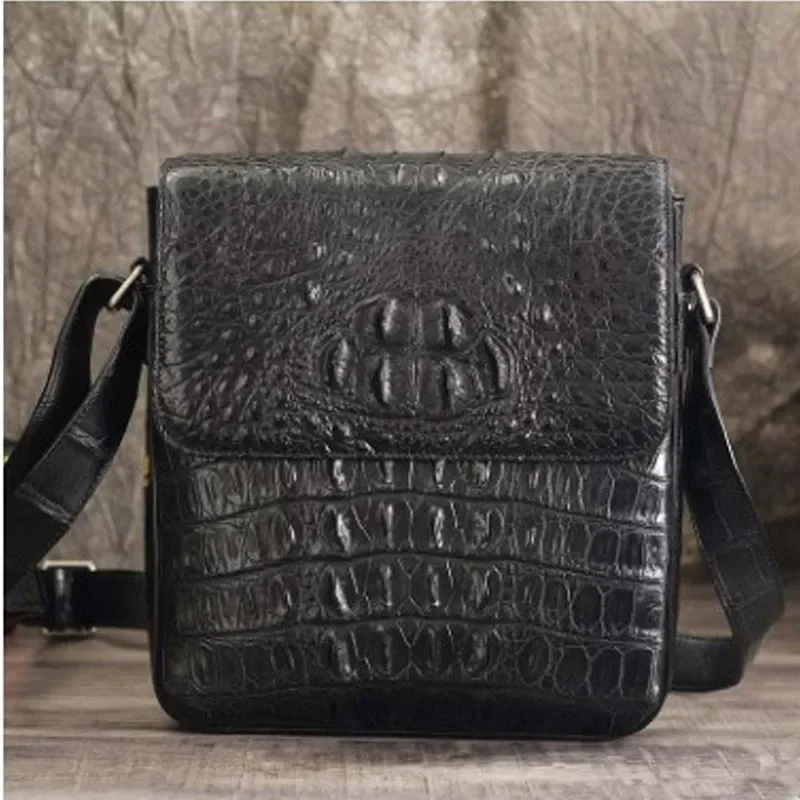 

ourui new ourui new men Single shoulder bag Package male flap Square men crocodile bag
