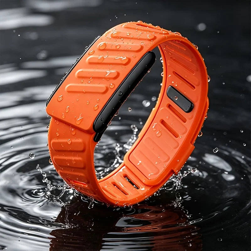Silicone Strap For Whoop  5.0/5.0 MG  Fitness Sport waterproof strap with titanium U-shaped metal frame MG replacement wristband