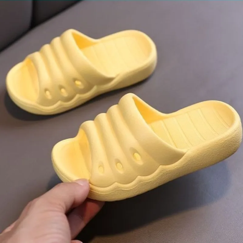 Anti Slip Soft Sole Kids' Slippers Summer Essential for Boys Girls Waterproof Bathroom Slippers with Cartoon Design