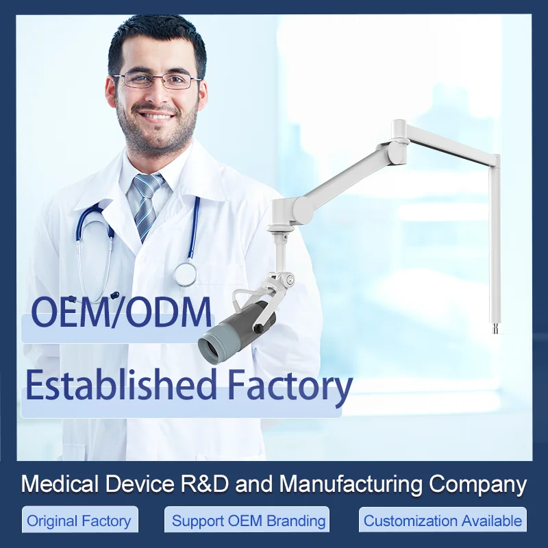 Manufacturers of hospital trolleys made of durable metal can customize double-arm industrial