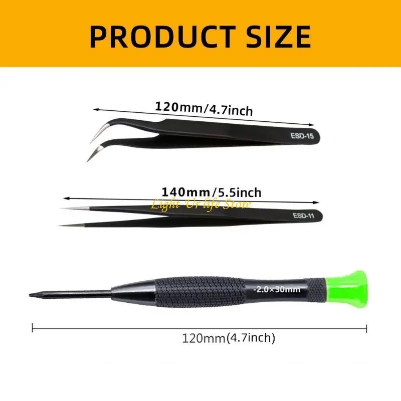 63HA Professional Miniature Screwdriver Set Tip Tool for Phone Laptop Fixing