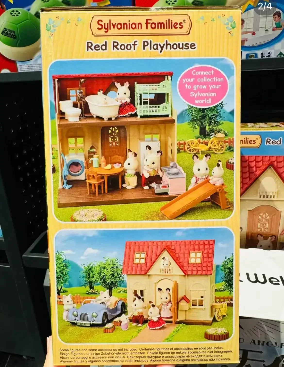 Original sylvanian famílias chaveiro roupas surpresa móveis chihuahua figuras houes acessórios brinquedo da família doce sonho casa