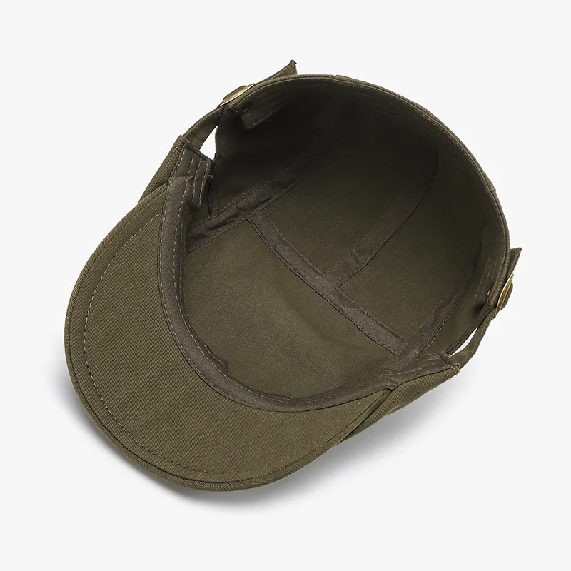Daily Wear Pure Cotton Four-season Forward Cap Display Board Retro Men's and Women's Casual British Sun Protection Fishing