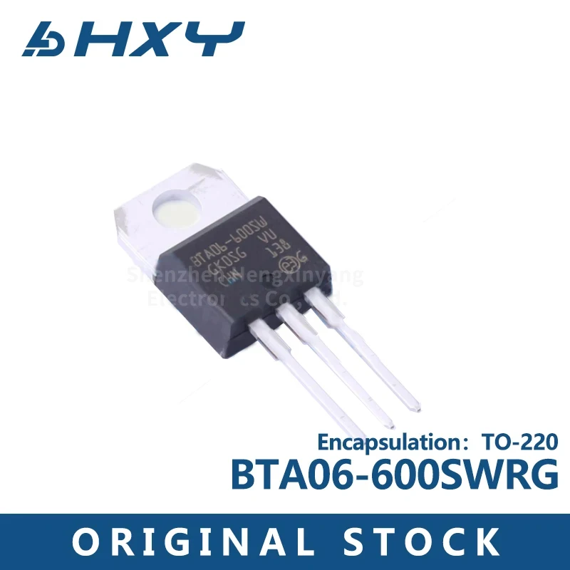 10PCS/Lot   BTA06-600SWRG BTA06-600SW 600V-6A thyristor/thyristor in-line triode package TO-220