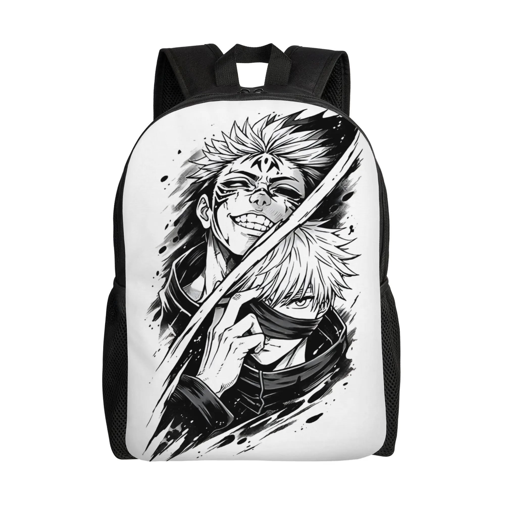 

Back to school season Gojo Ft Sukuna Schoolbag Bandai Jujutsu Kaisen College Student Kawaii Backpack
