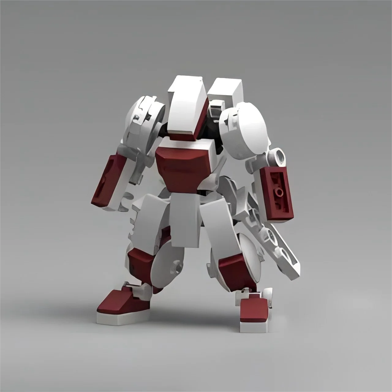 MOC Creative Exoskeleton Deformable Mechanical Mini Robot Building Block Model Adult Puzzle Assembly Toys Birthday Gift Ornament