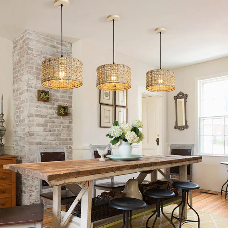 

Creative Retro Pendant Light Handweave Rattan wood Chandelier for Teahouses Homestays Bar Pastoral Decorative Fixture
