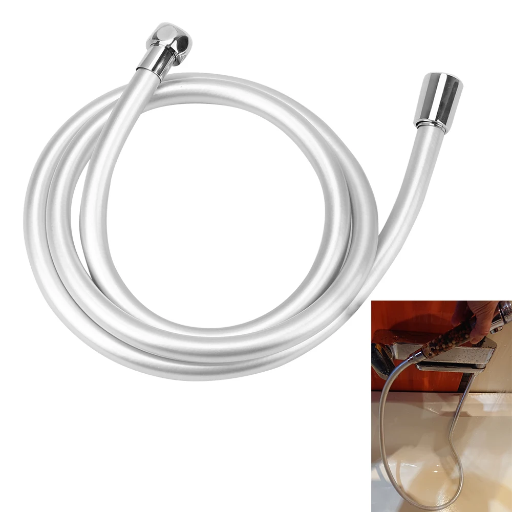 1.2/1.5/2m Flexible Anti Winding High Pressure PVC Handheld Shower Hose GI/2 Universal Interface