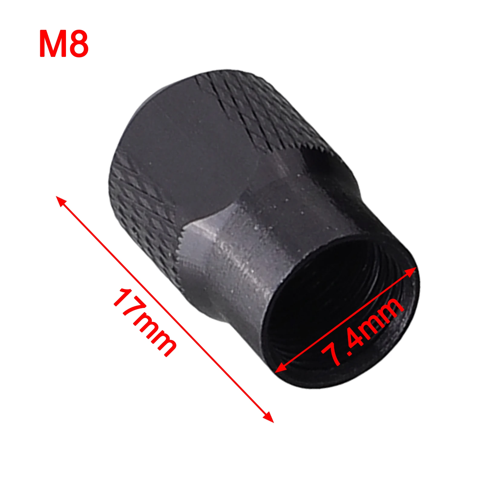 5 Pcs Drill Chuck For Accessories Rotary Tools Chuck Nut Power Tool Accessories Zinc Alloy Nuts M8X0.75mm Abrasive Part