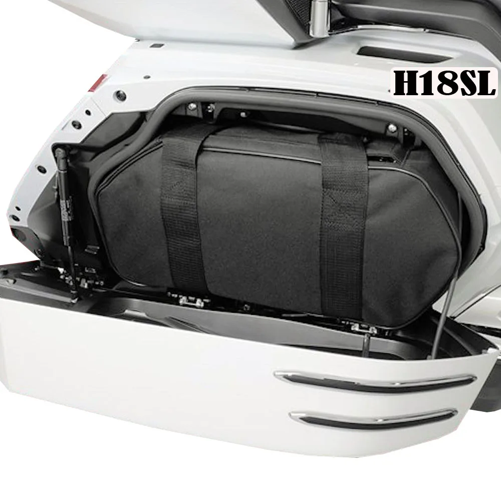 New Model Motorcycle Bag Side Case Inner Bags Luggage Bags Black For Honda Goldwing GL1800 2018 2019 2020 2021 2022 2023 2024