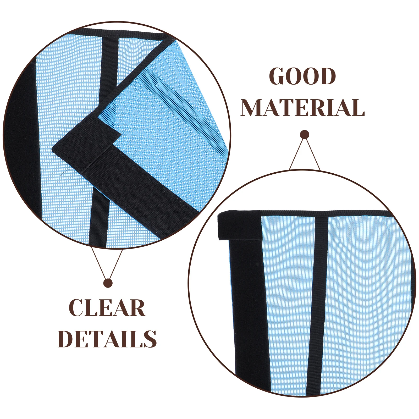 4Pcs Pelindung Kaki Kuda Desain Jaring Bernapas Ringan Set Pelindung Kaki Kuda Desain Jaring Plastik