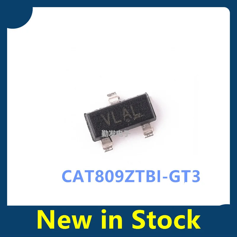 10PCS CAT809ZTBI-GT3 809ZTBI SOT-23 silkscreen-marked VLAL voltage monitor microprocessor