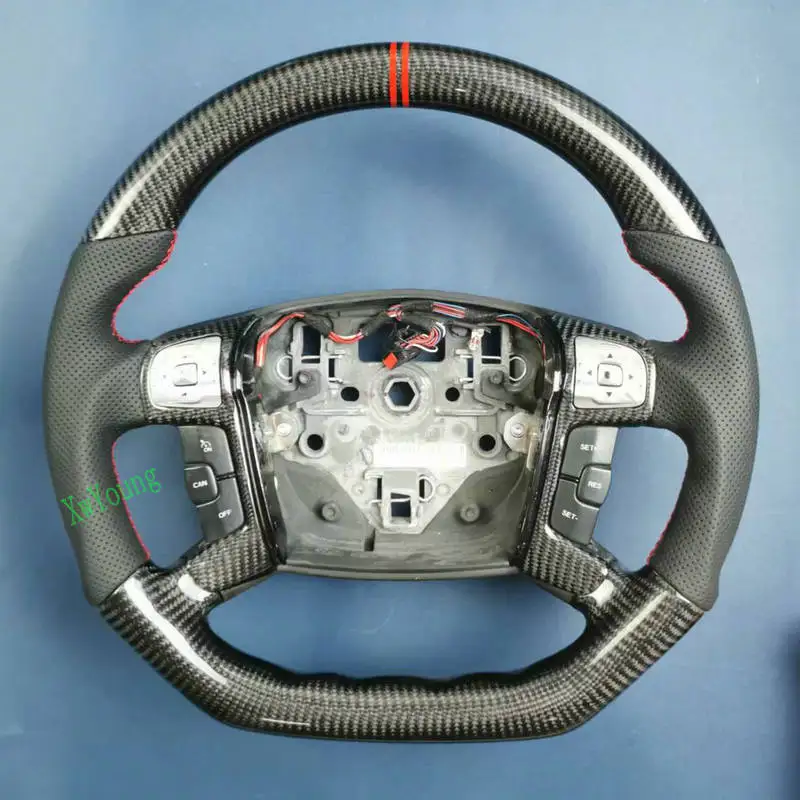 Volant de voiture en Fiber de carbone 100% véritable, Promotion pour Ford Mondeo, Galaxy, s-max 2006 – 2015