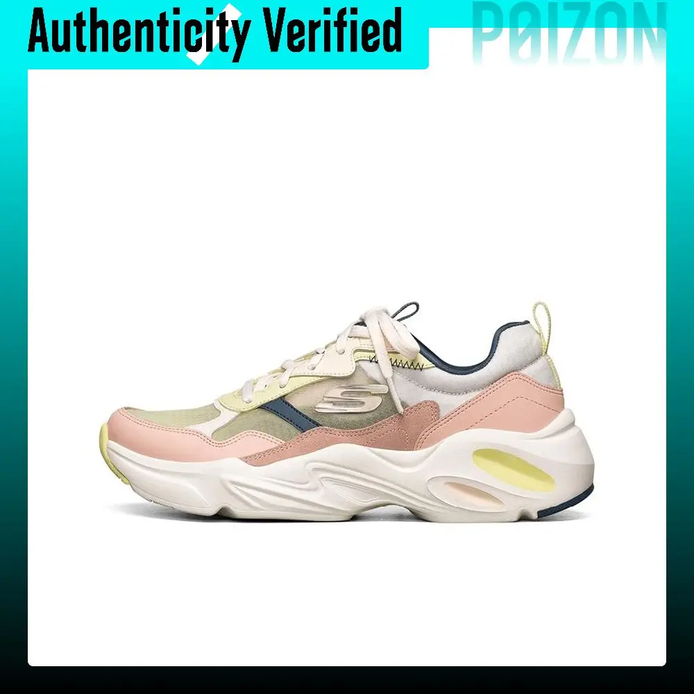Skechers Stamina Airy Wing Shoes Mesh, Artificial Leather Low top Chunky Sneakers Women's Natural 896003-NTMT