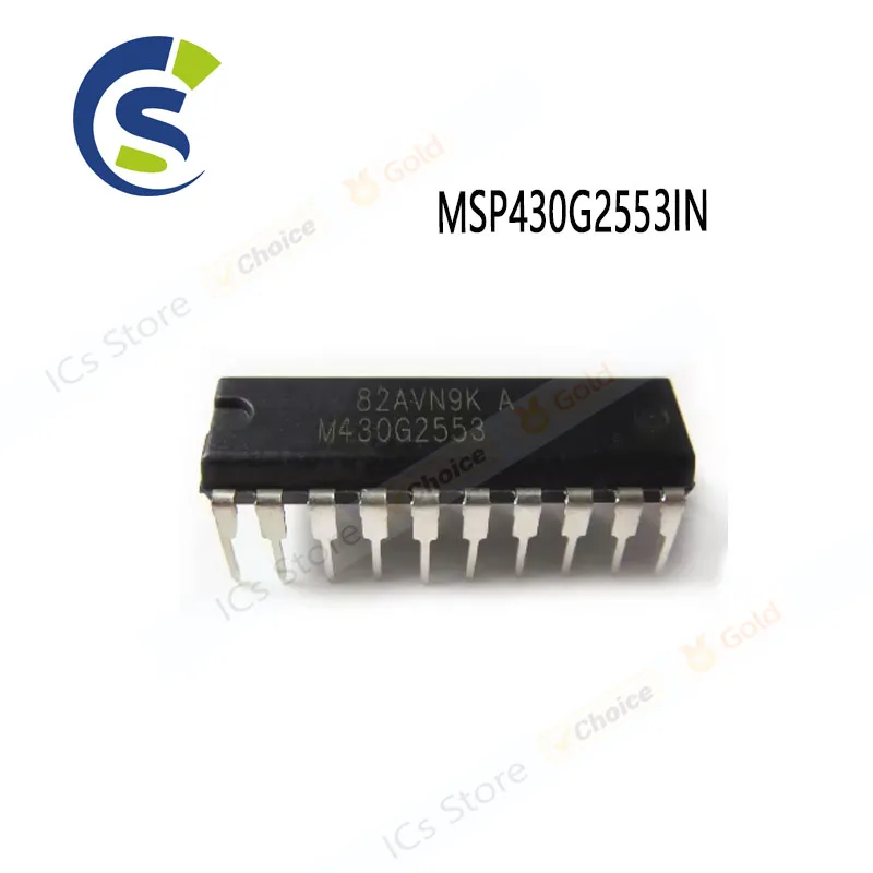 1pcs/lot NEW ORIGINAL 16-bit MCU Mixed Signal MSP430G2553 M430G2553  MSP430G2553IN20 DIP-20 MSP430G2553IN