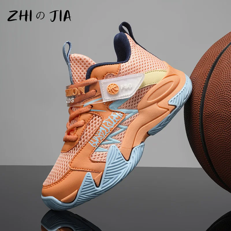 New Breathable Mesh Children's Sports Shoes Spring Autumn Outdoor Running Shoes Boys Anti Slip Wear-Resistant Sneaker 31-40