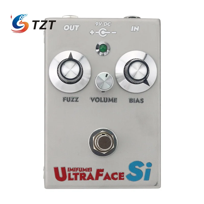 TZT Ultra Face Si Electric Guitar Effects Pedal Fuzz Silicon Transistor Effector Replacement for FuzeFace