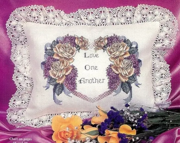 Beautiful Lovely Counted Cross Stitch Kit, DIY Needle Work, Flower of Love, Height, Top Quality, 38-30