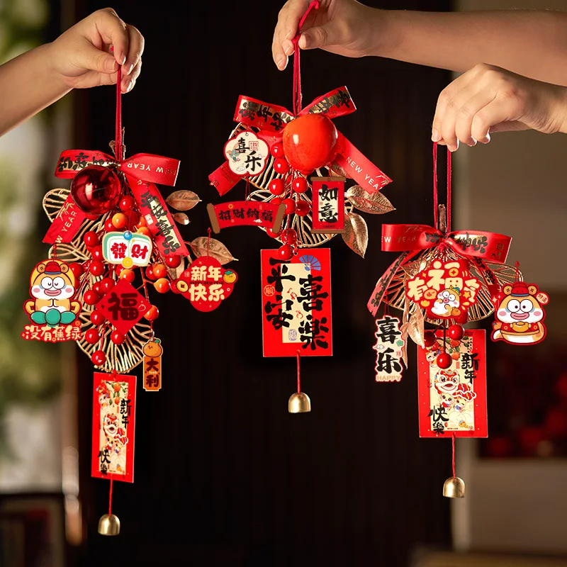

Chinese New Year Decorations 2025 Spring Festival Hanging Pendent Snake Year Traditional Home Decor Hanging Ornaments Gift