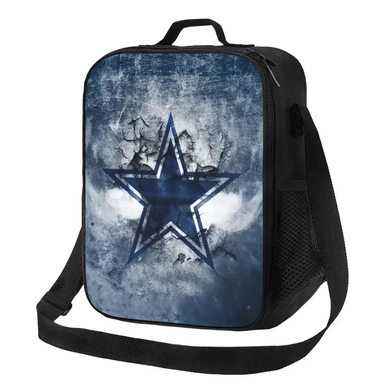 

Cowboy star portable lunch boxes women waterproof thermal cooler food insulated lunch bag office work