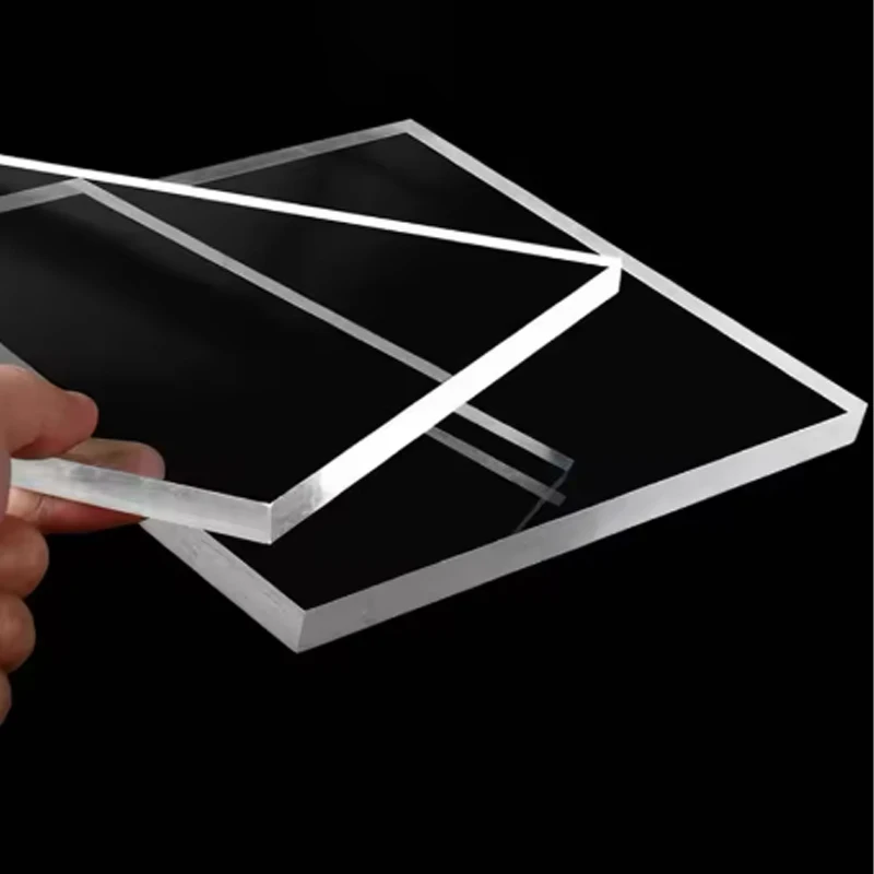 Highly Transparent Sheet Thick 4mm-8mm Sheet Stronge Rsistance Processing Custom Diy Handmade Material 50x50 50x100-420x420mm