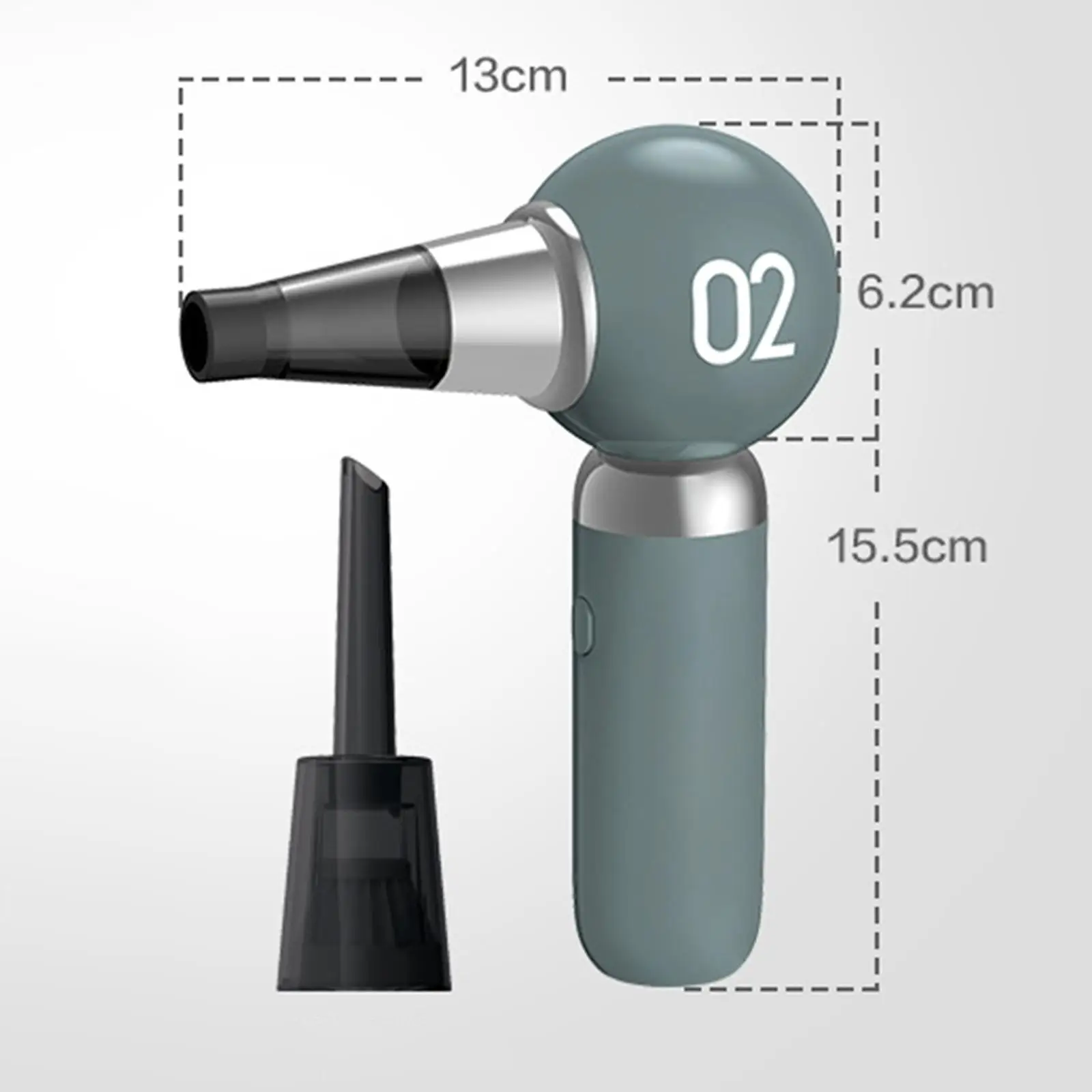 Electric Air Duster Powerful Mini Fan for Car Computer Drying Pets