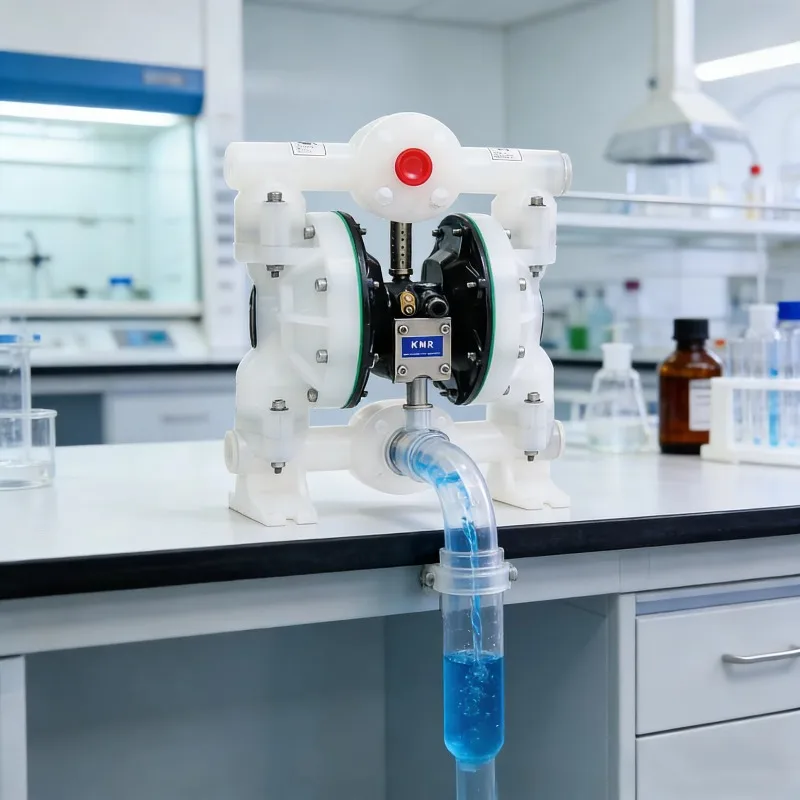 Pneumatic Diesel Alloy AODD Pump for Chemical Acid Transfer 25mm Outlet Low Pressure 6661AF-344-C