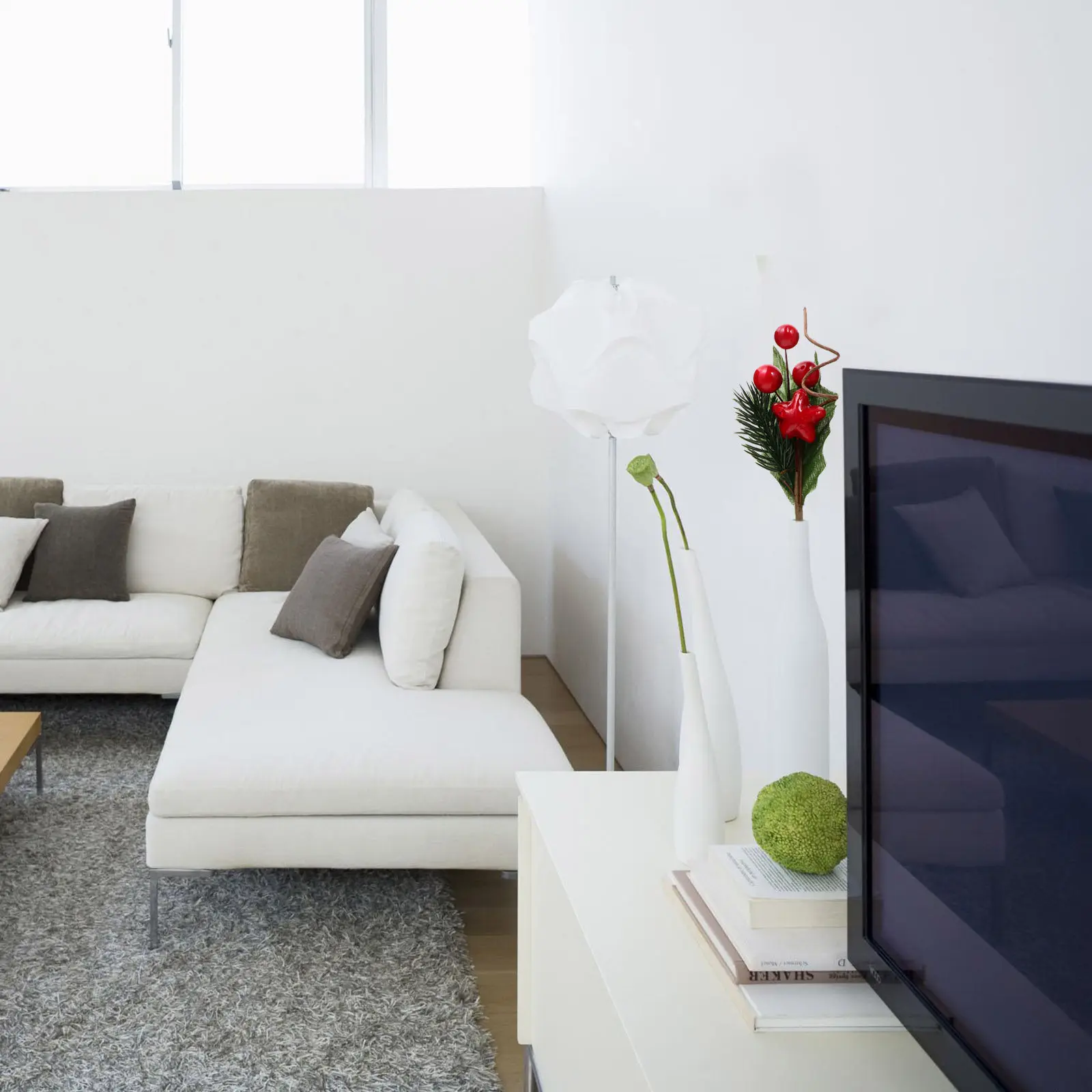 

10 шт. Искусственный букет ягод, красный и зеленый, для рождественского декора, украшение для дома, для гостиной, искусственные цветы, реквизит для фотосессий