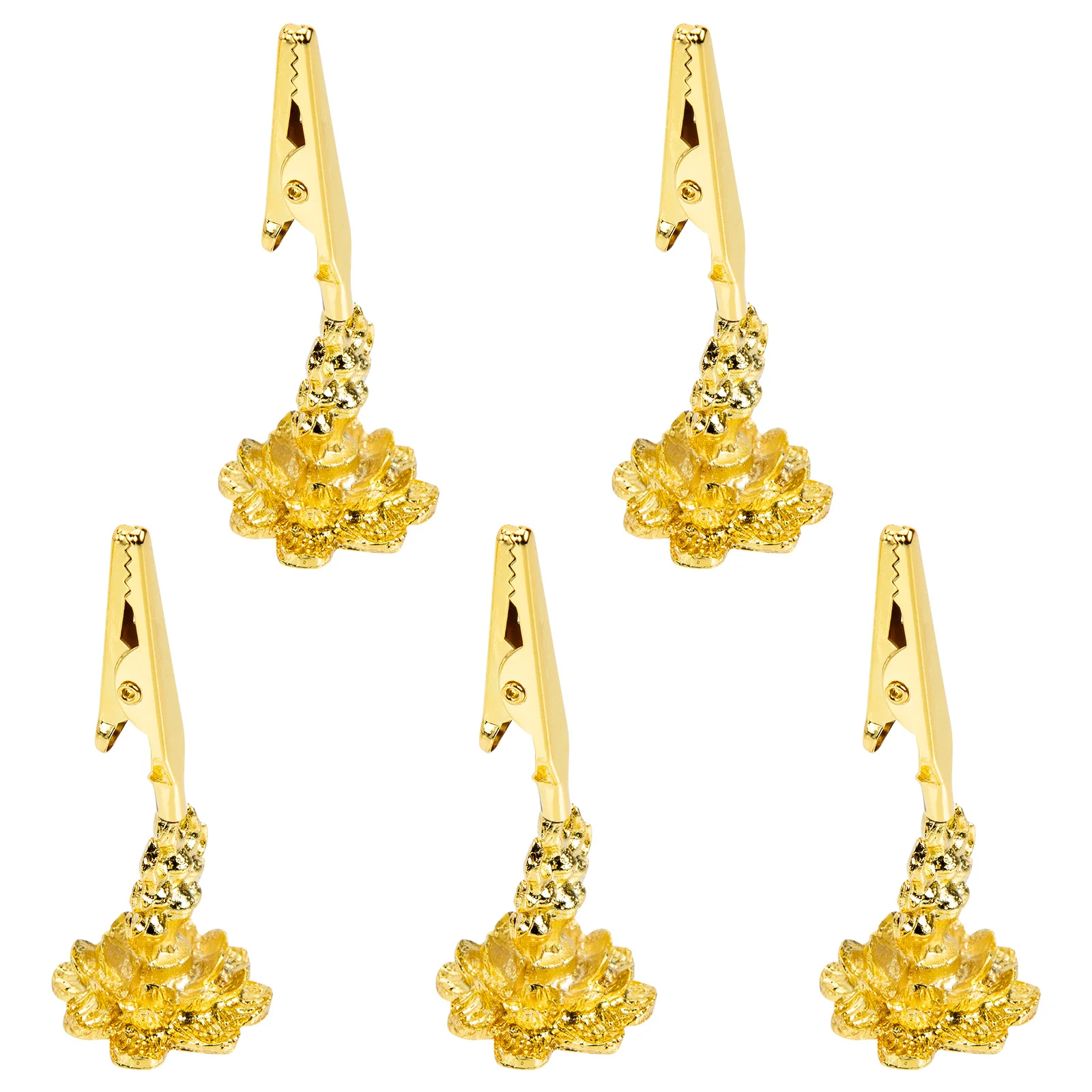 

5Pcs Alloy Incense Holders Clips Practical Incense Burner for Meditation Tea House Home Decor