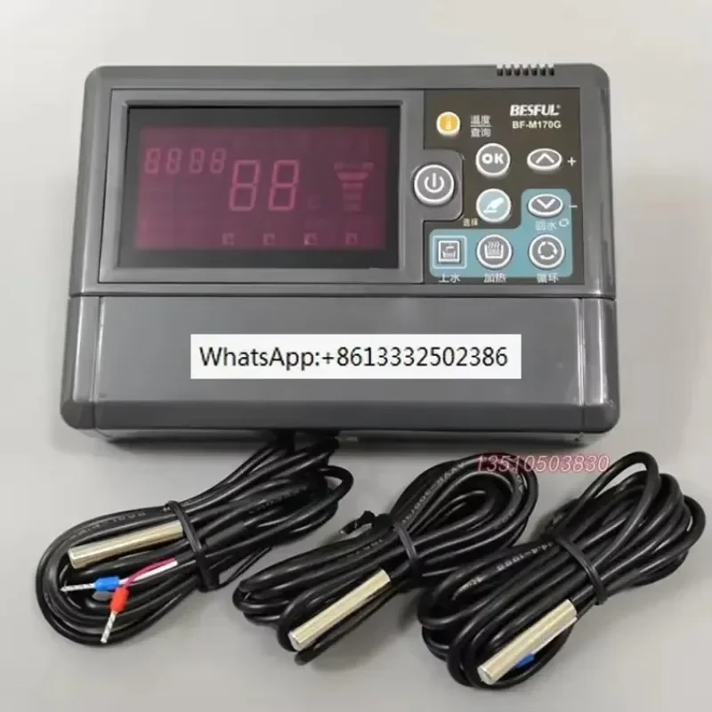 

Electric box, hot water tank, hot water return, solar heating, temperature and level controller BF-M170G