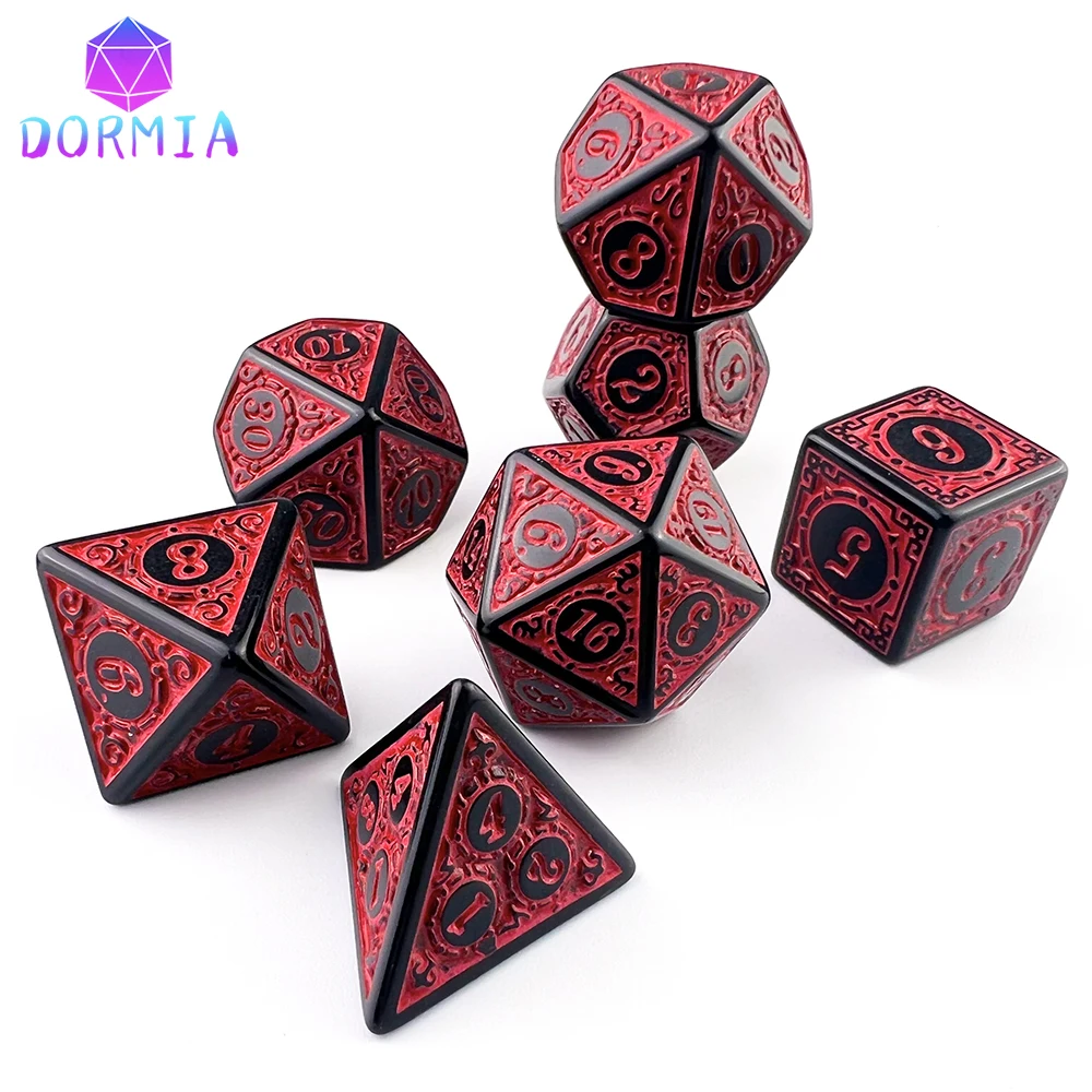 DND juego de dados para juegos de mesa/enseñanza de matemáticas, accesorios para fiestas, juego de dados de múltiples caras