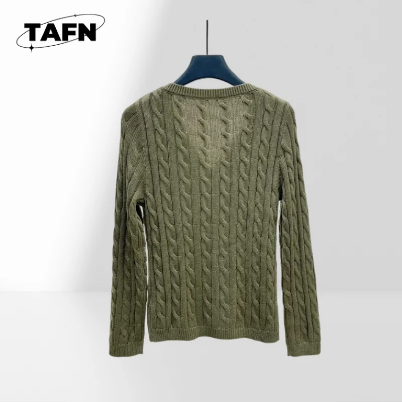 Colorful Pattern Knit Sweater for Women, Unique & Fun Design for Winter Cashmere Sweater Elegant and Comfortable AH2206