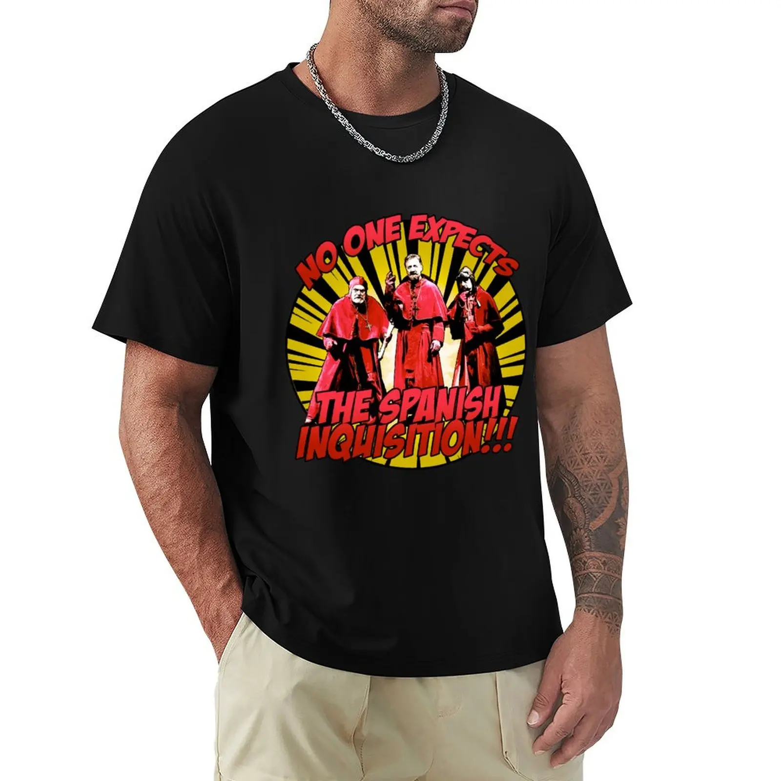 No One Expects the Spanish Inquisition! T-Shirt Plus Size Quick Dry Sports Tee