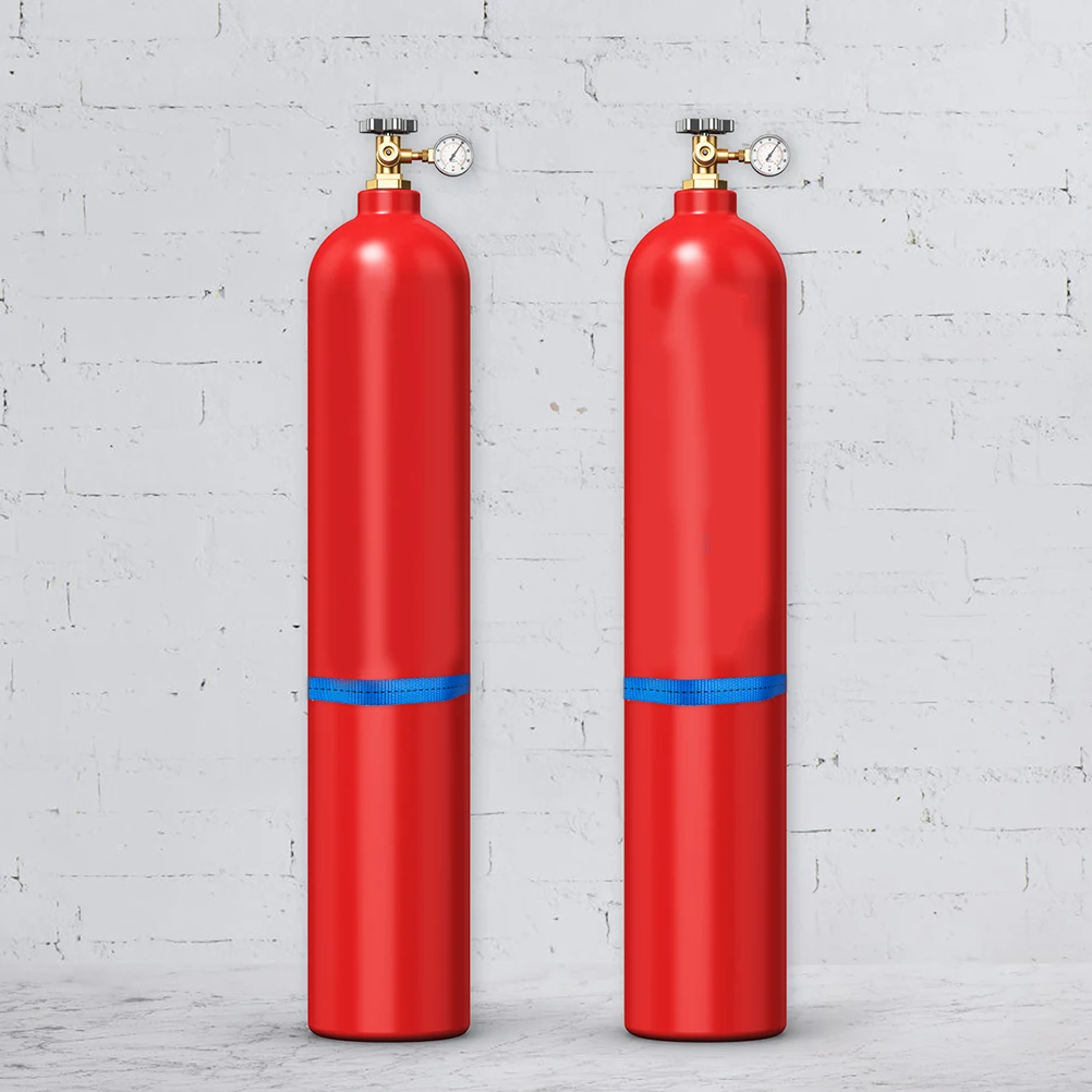 

2pcs Gas Bottle Holder Cylinder Rack Wall Mount Propane Tank Bracket 40L Oxygen Acetylene Welding Storage Safety Adjustable