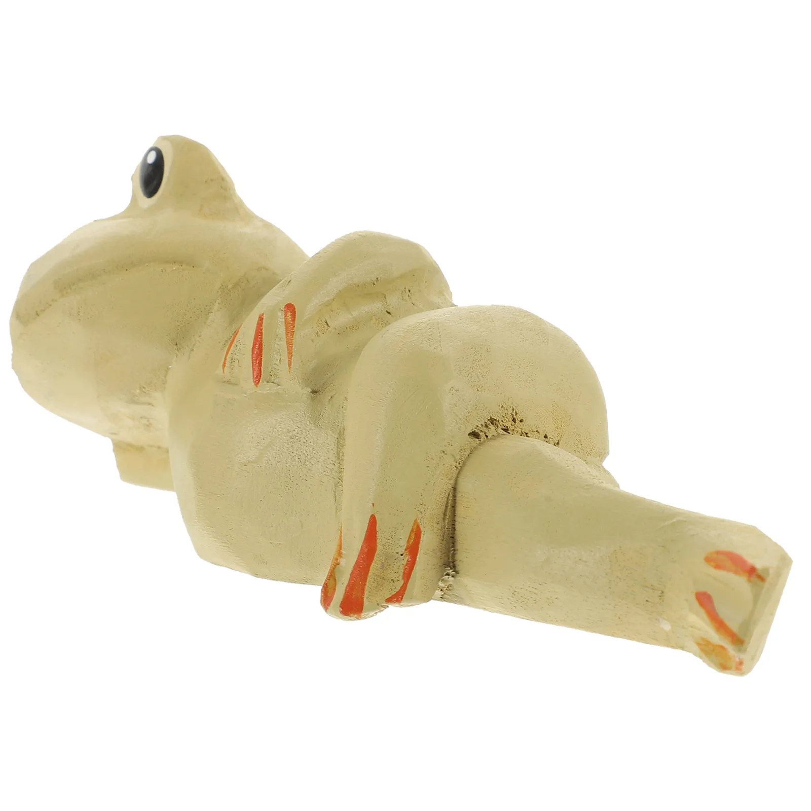 

Wooden Carving Frog Decor crafted nament Home Garden Living Room Desktop Accessories Wooden Figurine Craft