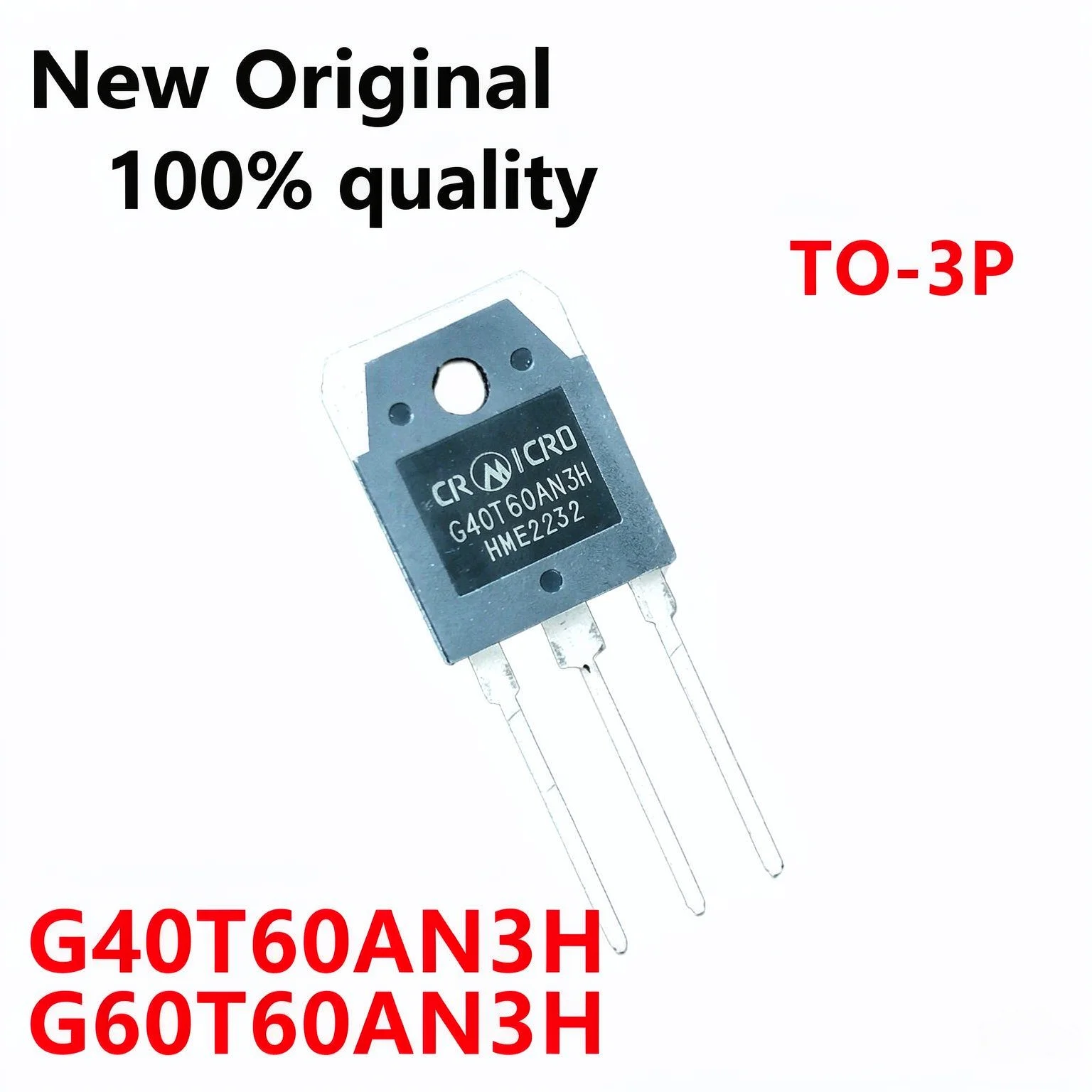 5/PCS New G40T60AN3H G60T60AN3H TO-3P inverter IGBT tube Single tube In Stock