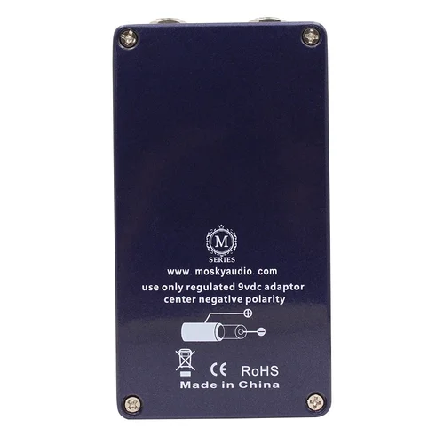 Imagen 2 del producto Mosky G III AZUL Overdrive Distorsión Preamp Pedal de efecto True Bypass para guitarra eléctrica, Pedal de efecto de accionamiento