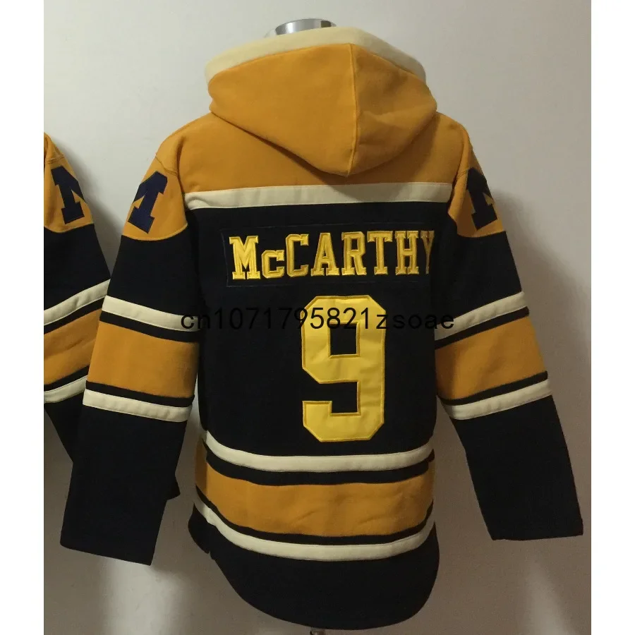 جي جي. مكارثي جيرسي الأمريكية ميشيغان لكرة القدم هوديس 2 بليك كوروم جيرسي البلوز جميع مخيط البلوز الولايات المتحدة رجل S-XXXL #1