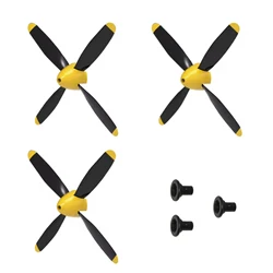 Volantex New 4 Blades Propeller，Saver and Adapter Spare Parts，for 400mm 761-5V2 761-8V2 761-9 761-11 761-12 761-13 RC Plane