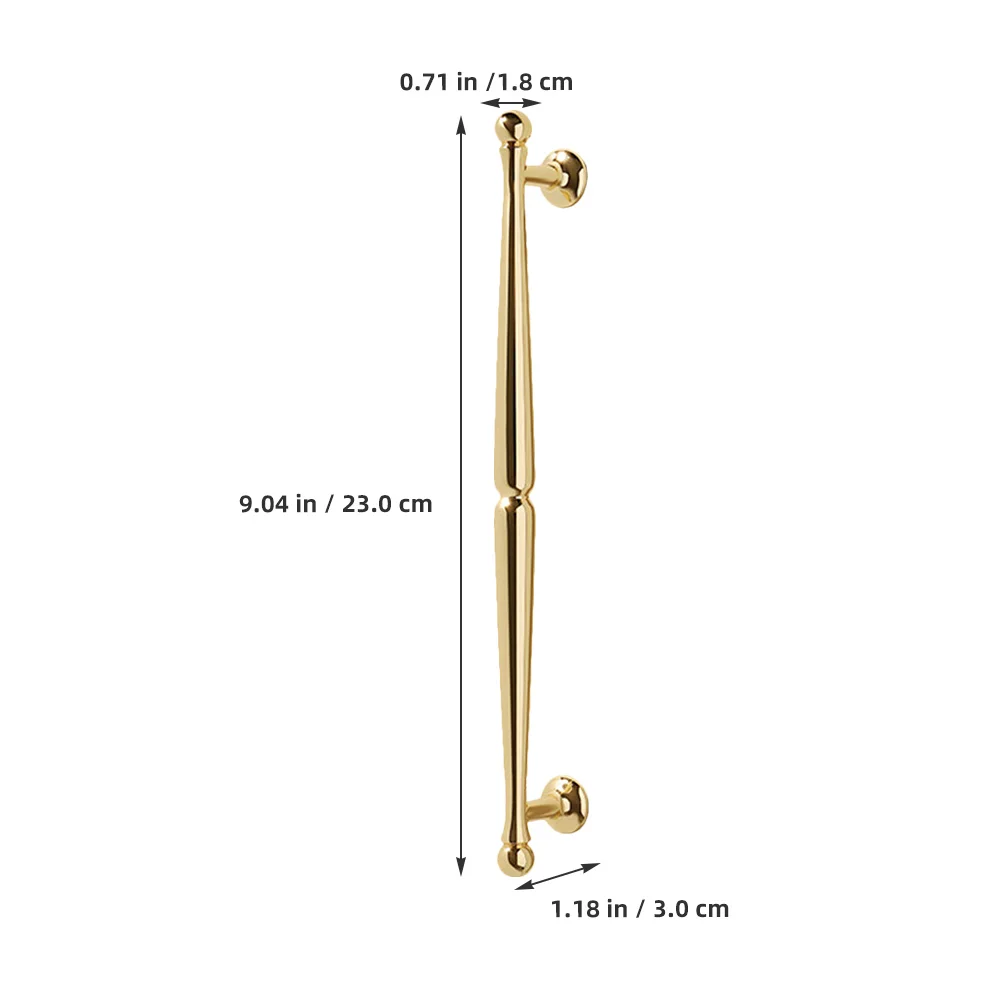 

Contemporary Golden Handle Drawer Kitchen Cupboard Wardrobe Cabinet Pull Zinc Alloy