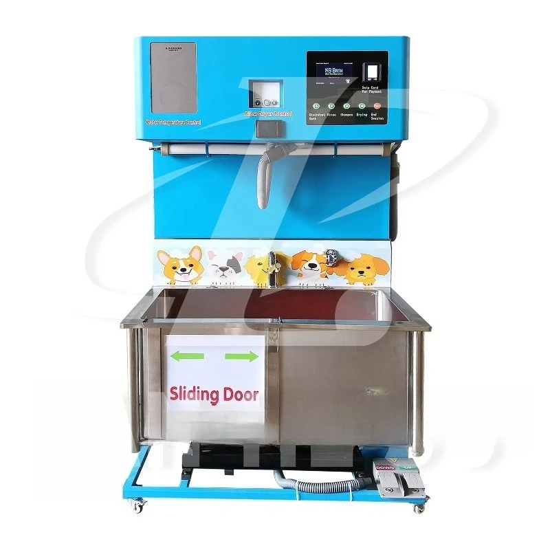 Blue Self-service Dog Washing Machine Coin Operated Commercial Pet Bath Equipment